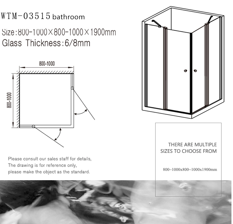 Bi-Fold Folding Door Pivot Door Shower Enclosures