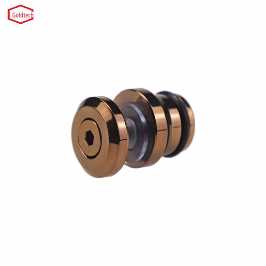 Матовый черный безрамный комплект оборудования для душевого шкафа из нержавеющей стали с раздвижными стеклянными направляющими