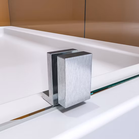 Распродажа: 2023 Новый дизайн, 6 мм/8 мм, безрамная распашная душевая дверь из закаленного стекла с сертификацией ANSI/CE